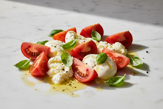 Domates Burrata Tarifi | Krolla165 Zeytinyağı ile