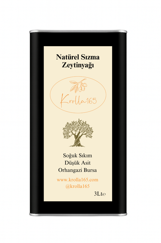 Soğuk Sıkım Natürel Sızma Zeytinyağı 3 Litre
