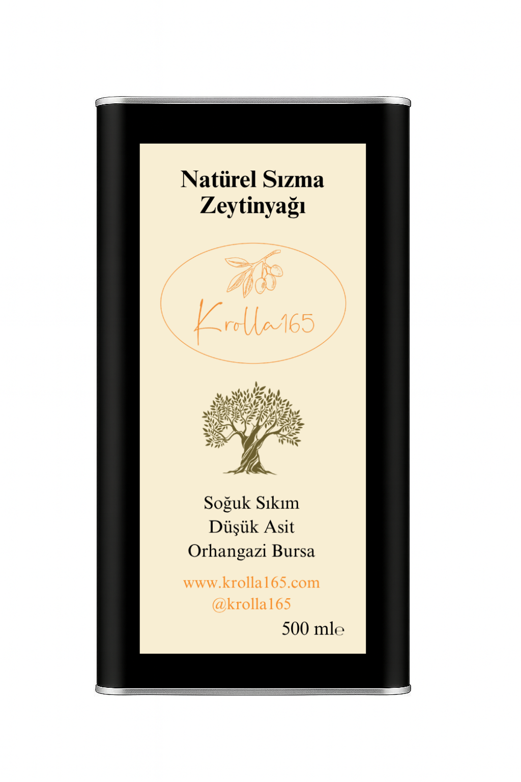 Soğuk Sıkım Natürel Sızma Zeytinyağı 500ml