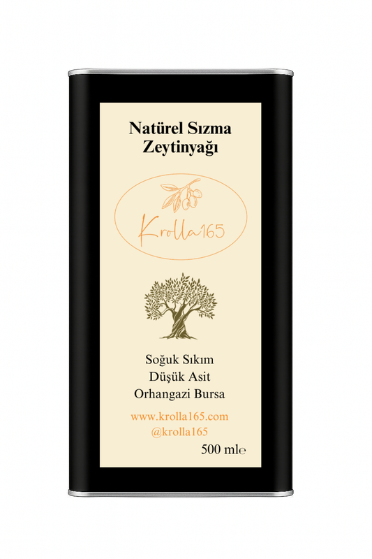 Soğuk Sıkım Natürel Sızma Zeytinyağı 500ml